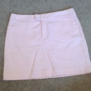 Light pink mini skirt